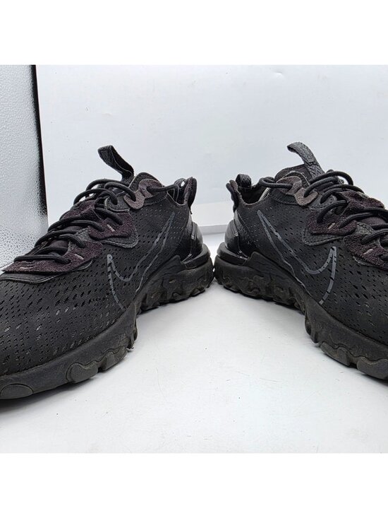 Nike React Vision Mens Size 11 Triple Black Athletic Shoes Walking Casual main image 12